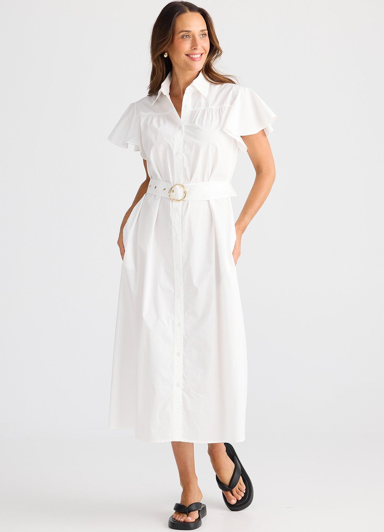 Brave and True, Zoe Dress White